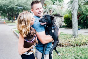 Hyde Park Village Engagement Photos, Samantha + Andrew