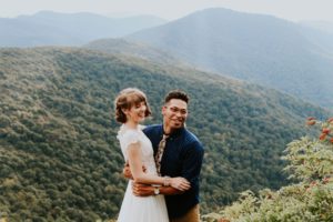 Asheville Wedding Photos , Craggy Garden Pinnacle Trail , Christian + Jeremy