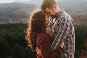 Black Balsam Knob Engagement Photos , Carolyn + Jake