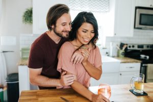 In Home Couples Session, Alexandria + Doc