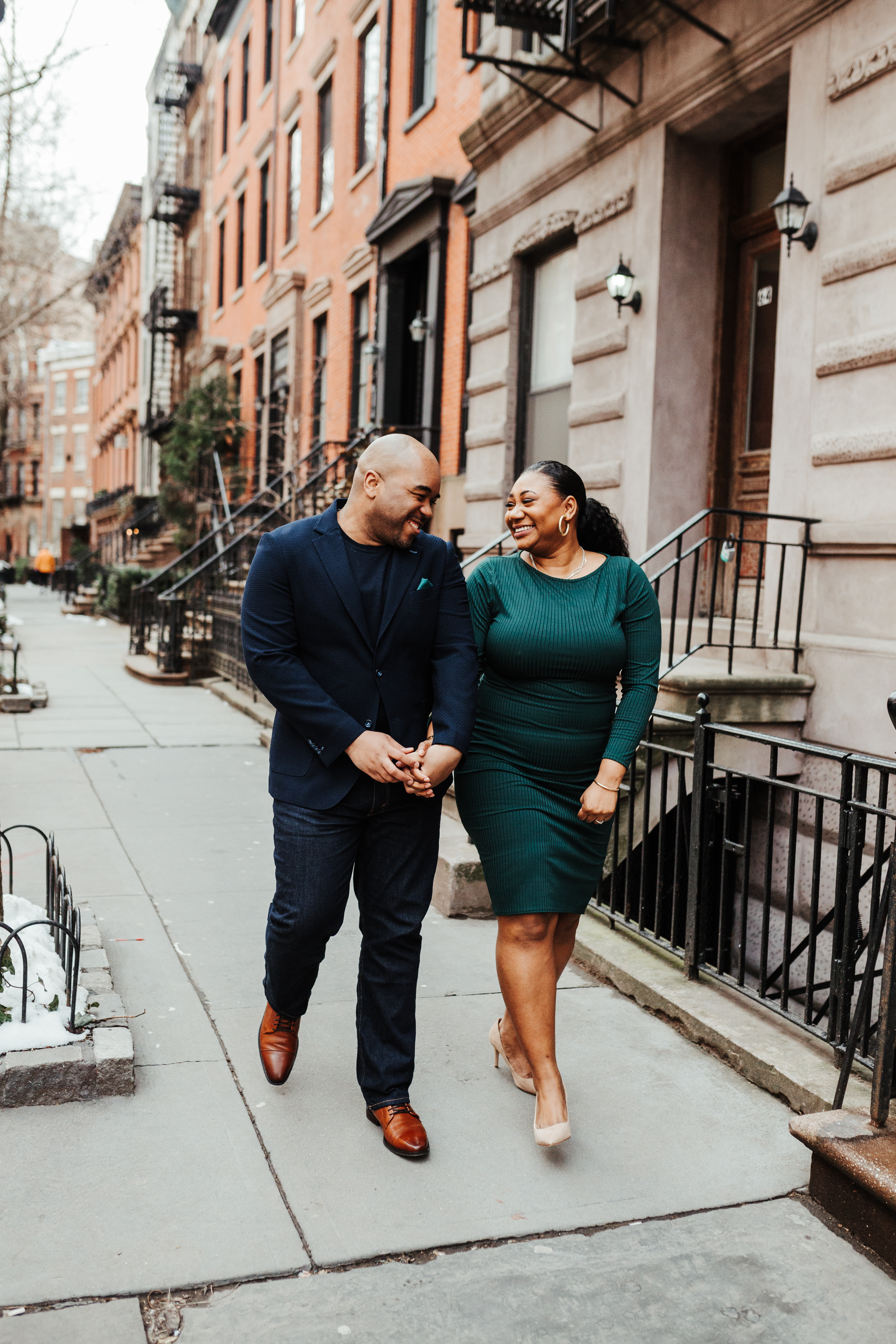 West Village Engagement Session, Latrenda + Albert